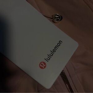 Lululemon Define Jacket pink + rose gold